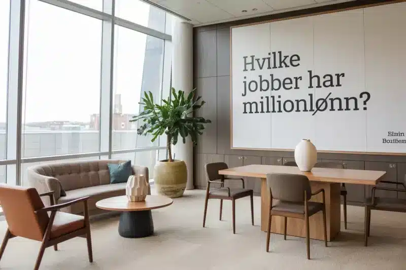 Hvilke jobber har millionlønn?
