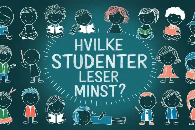 Hvilke studenter leser minst?