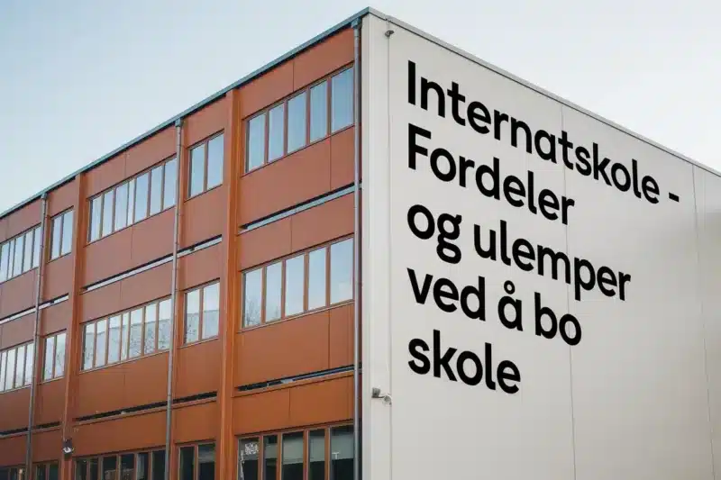 Internatskole – fordeler og ulemper ved å bo på skole