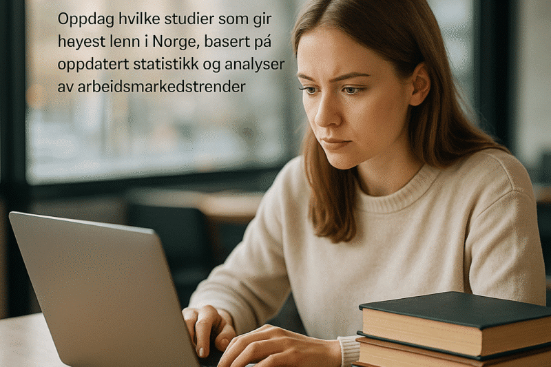 Hvilke studier gir høyest lønn?