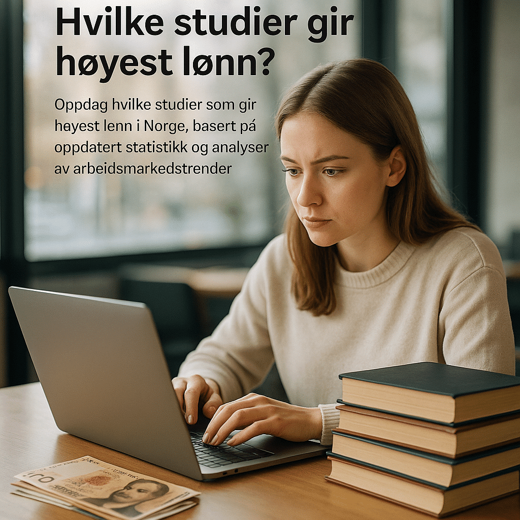 Hvilke studier gir hoyest lonn hovedbilde